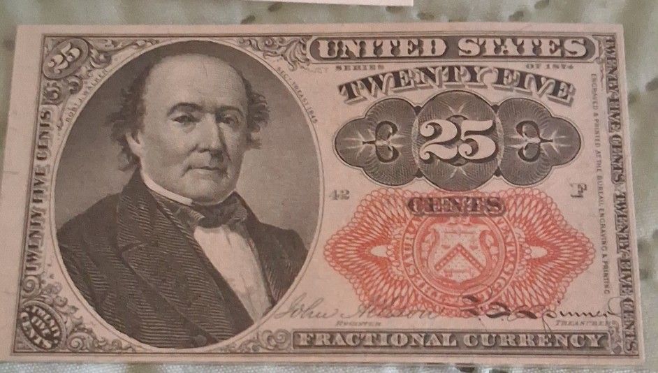 25cents Fractional Currency