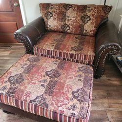 Chair (Oversized) W/ottoman 