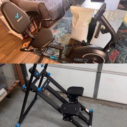 MERACH recumbent bike and stair stepper