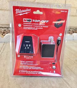 Milwaukee M18 TOP-OFF Charger and Power Supply