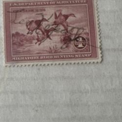 United States RW2 Duck Stamp 1938 Used 