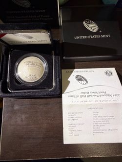 2014 national baseball hall lf fame silver dollar