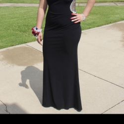 Sherri Hill Black Prom Dress Size 8