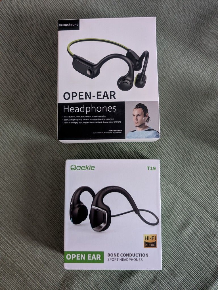 Bluetooth Headphones - 2 Sets As Seen