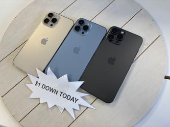 🔥   Unbeatable Prices! - iPhone 13 Pro Max 5G- Only $5 Down to Start!📱 Smartphone 
