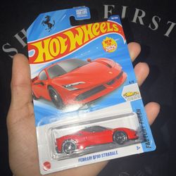 Hot Wheels 2025 Mainline Case J Ferrari SF90 Stradale Red