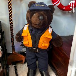 Vintage 1989 Bear Forces Of America US Coast Guard Teddy Bear Plush U.S.C.G NWOT