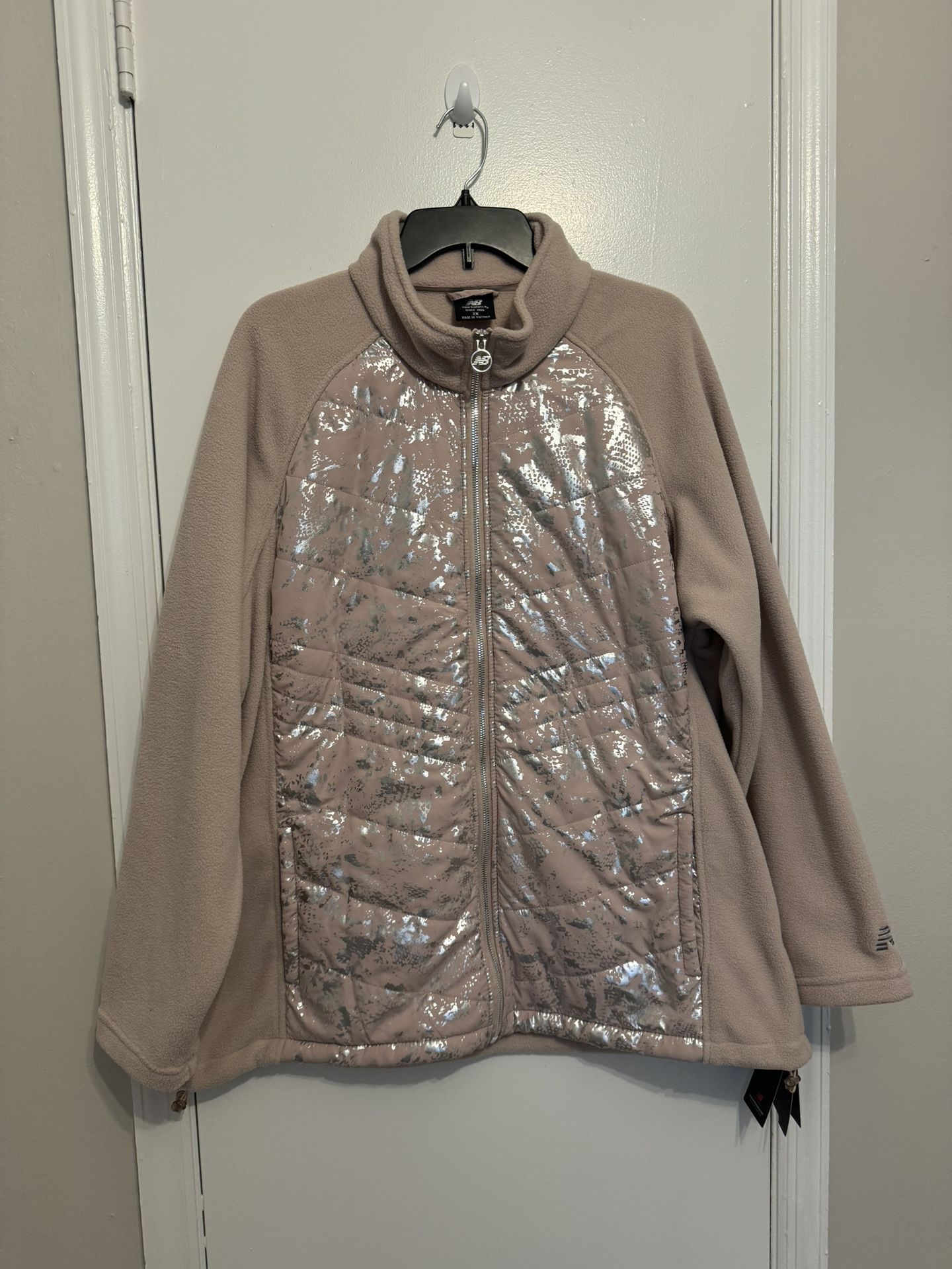 New! Pink New Balance Women Jacket Size 2X