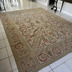 Aubusson Rug- Beige