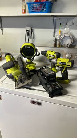 Ryobi 18V Tool Set with Battery and Charger