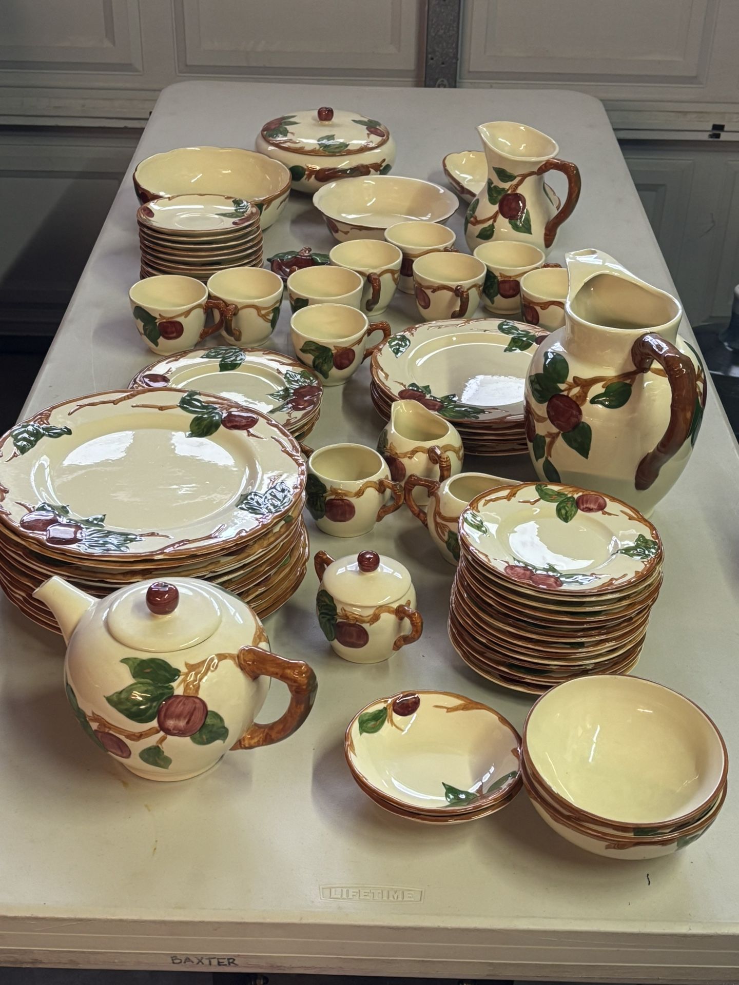 Red Apple Franciscanware Dishes