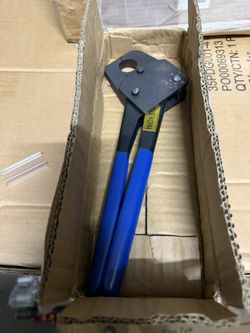  3/4" Copper Pex Crimp Tool Ring Crimper with Gauge