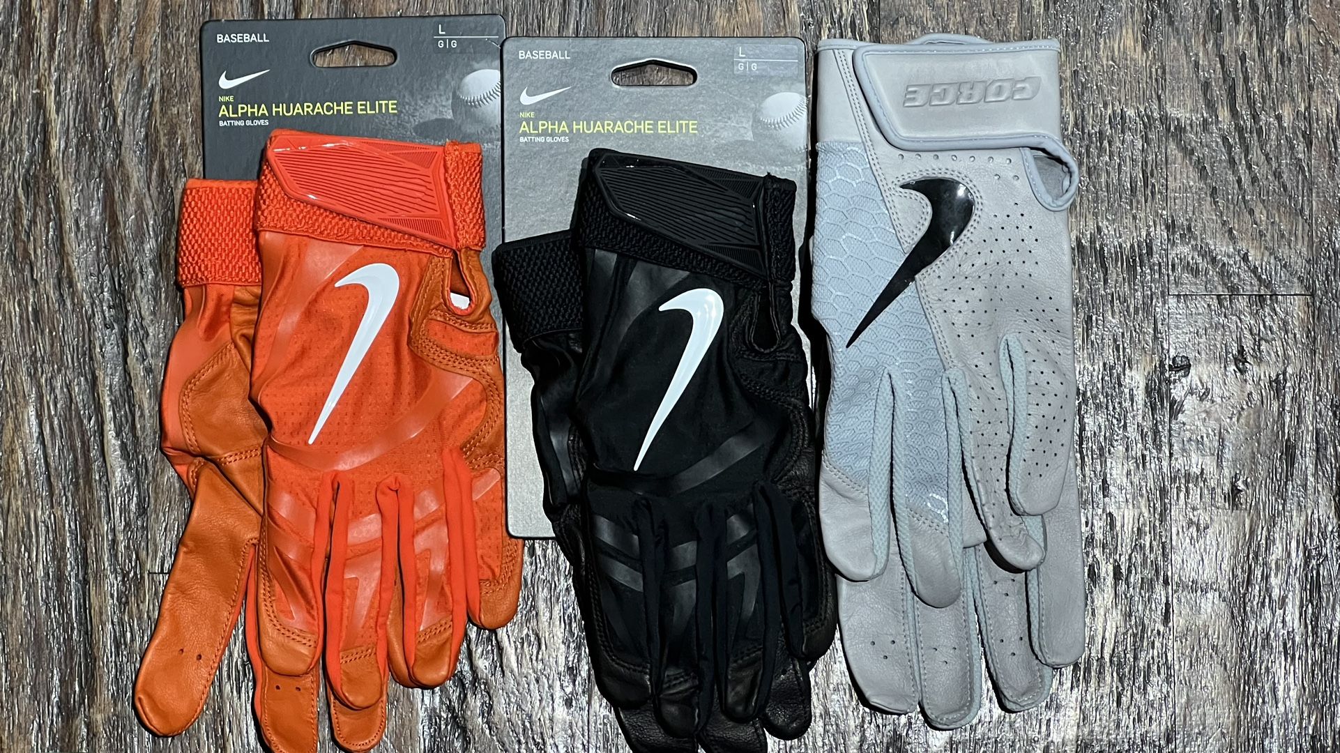 NIKE batting gloves  - Three Pairs $100