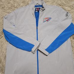 Oklahoma City NBA Men's Thunder Full-Zip Soft Shell Jacket XL.