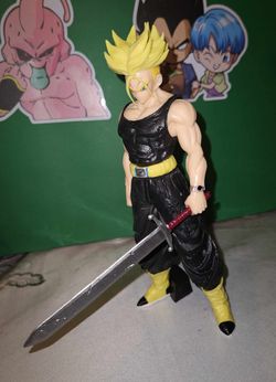 Dragon Ball Z Trunks Figure Sword Detachable 6" Pick Up By 89122