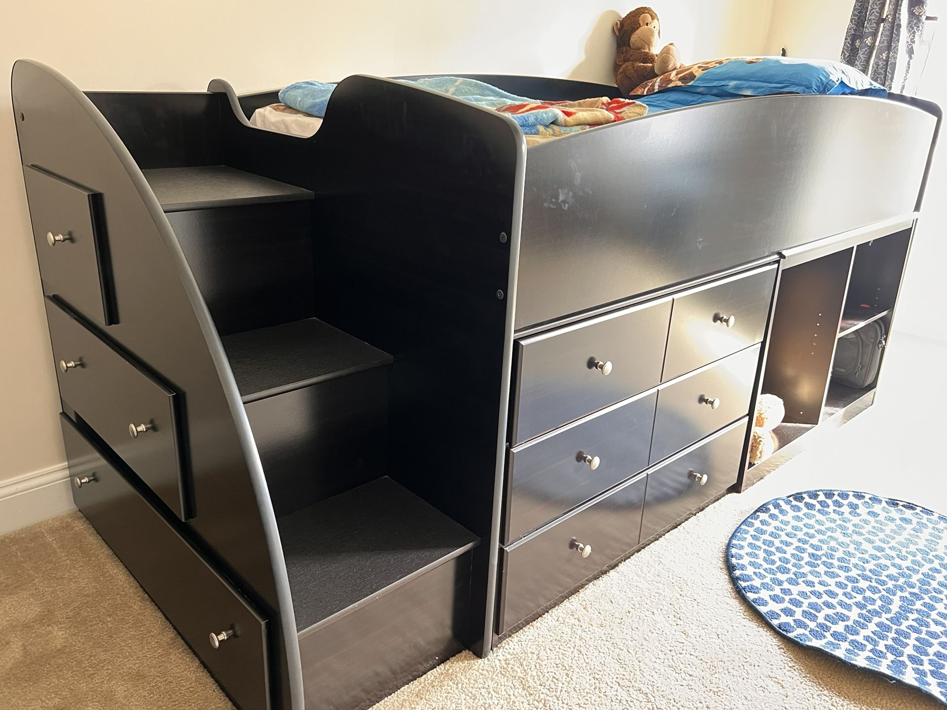 Kids Stair Bed With Mattress