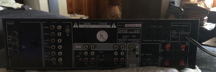 Kenwood Vintage Stereo Receiver, Incl Equalizer Incl. Remote Control