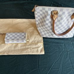 Louis Vuitton Saleya Daniel Azur PM Bag And Wallet