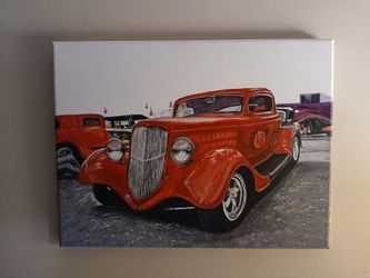 Painting of 1933 Ford Coupe