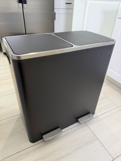 Stainless Steel Dual Trash Can NEW