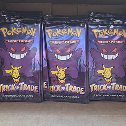 80 - 2022 trick or trade pokemon packs 