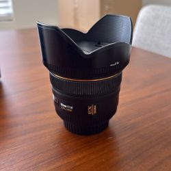 Sigma EX 50mm 1.4mm Prime Lens