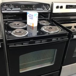 GE Coil Top Range. 1 year Warranty 