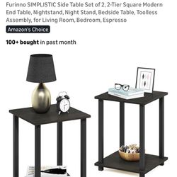Side Tables / Nightstands- New, Unopened 