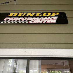 Double Sided Dunlop Sign