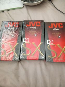 Jvc sealed VHS tapes