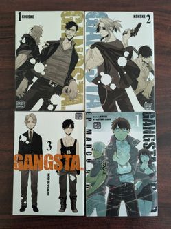 Gangsta Vol. 1-3 + Cursed Vol. 1 (ENG Manga)