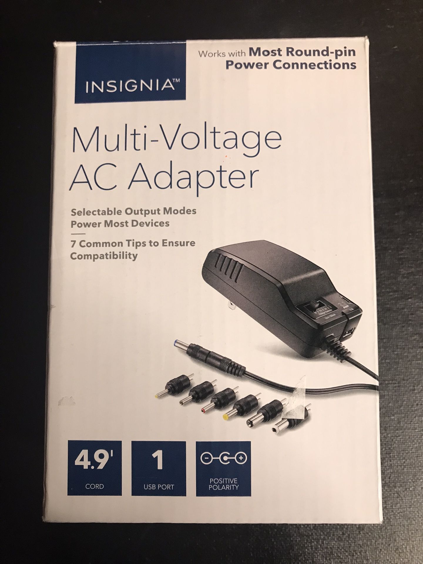 Insignia™ - 15.6 W 4.9 ft Universal AC Adapter -