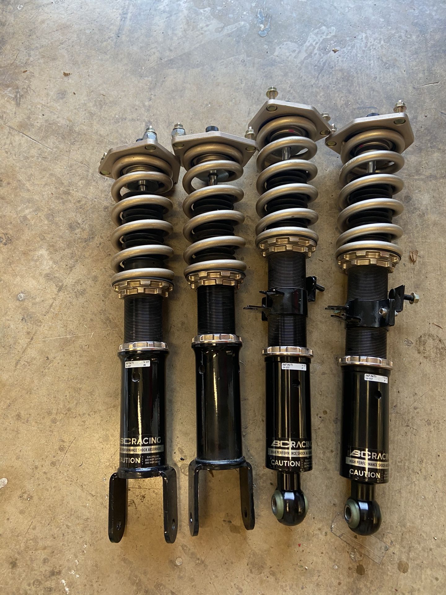 Bc high performance shock absorbers coil over.