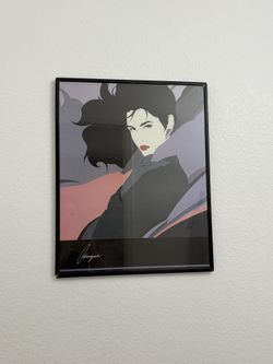 16 x 20” Framed Patrick Nagel Art Print