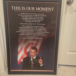 President Obama Framed Photo