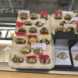 14k 10k Gold Rings Different Prices And Size And Grams Layaway Available 10% Down If You Interested Please Make Sure You Ask For Maribel Thank You 