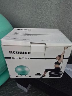 Nuemee Gym Ball Set w/pump