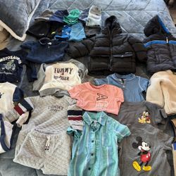 Boy Clothing  ( Size 18-2T)