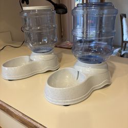 NEW WATER AND FOOD DISPENSERS