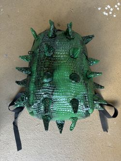 Snake Skin Green Backpack 