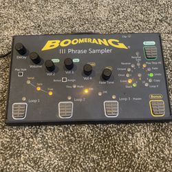 Boomerang III Phrase Sampler Looper Guitar Pedal