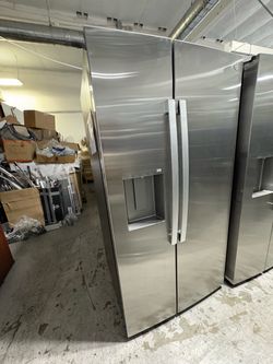 GE Stainless Steel Side-by-Side Refrigerator