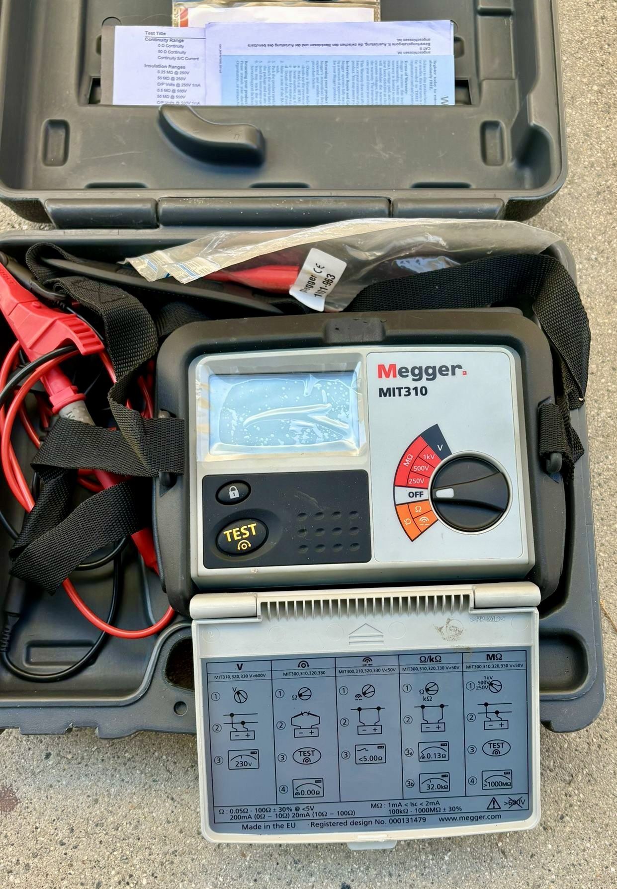 Megger Insulation and Continuity Tester