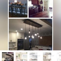 Industrial Ceiling Light Chandelier (from Etsy)
