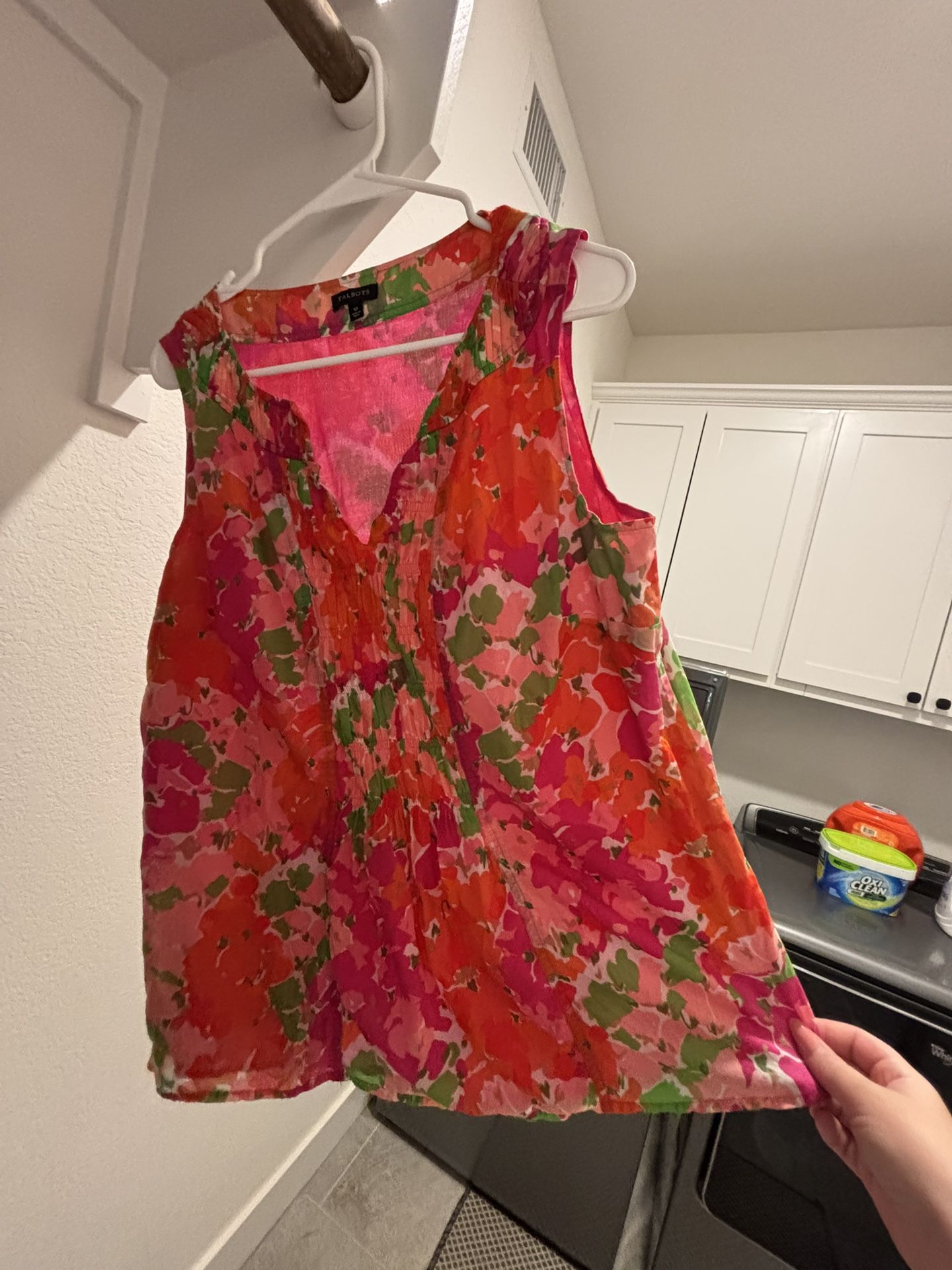 Talbots Summer Blouse Size 12