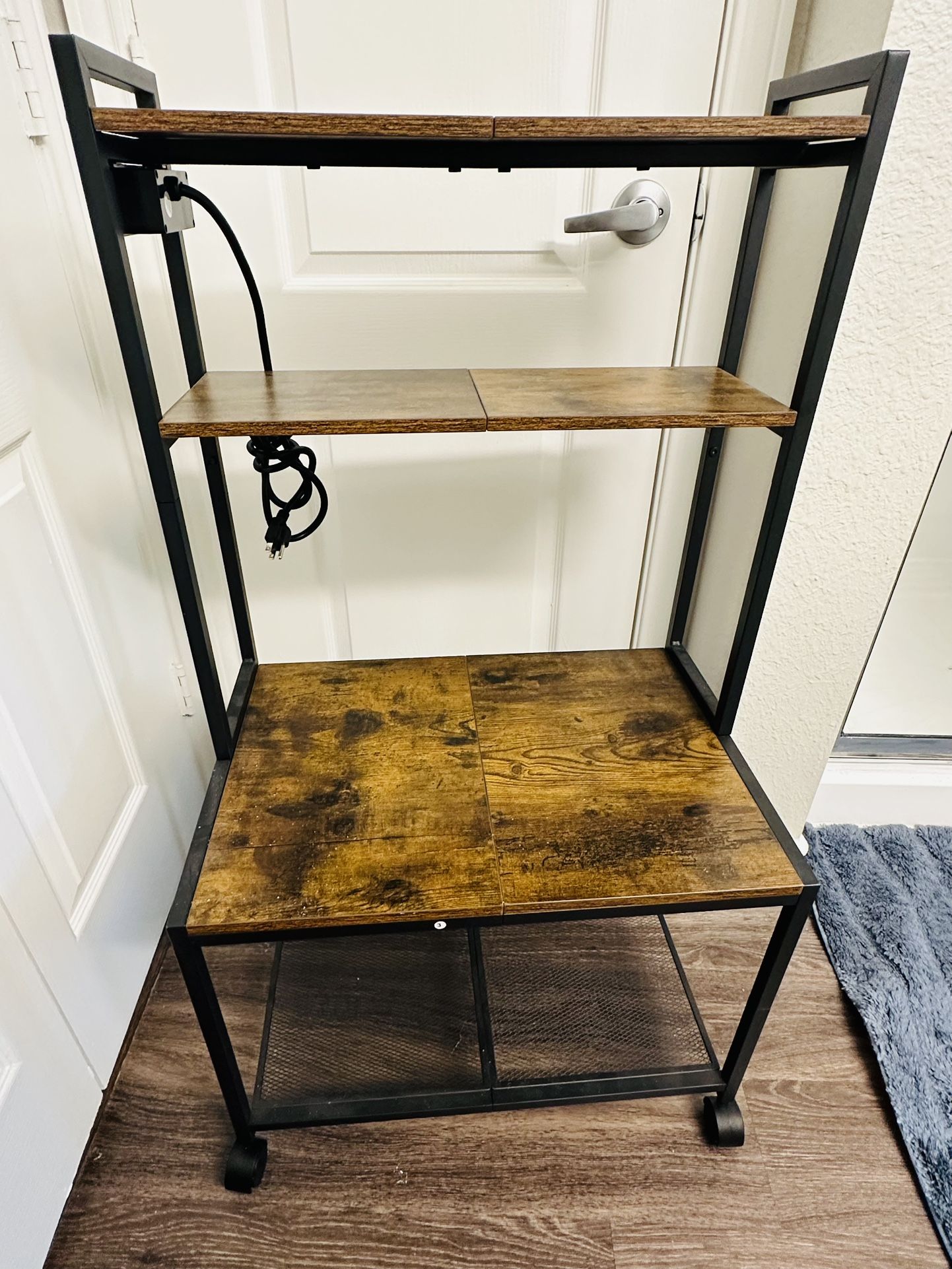 Printer Table With Wheels