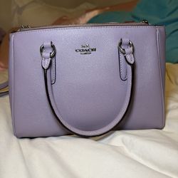 Coach Lavender Leather Satchel/Purse – F1947/F44962 – $175 