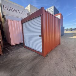 10FT STORAGE CONTAINER w/ ROLL-UP DOOR – CLEAN & READY