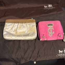 Wristlet And Wallet. Coach