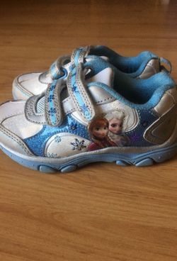 Frozen light up girls shoes, kids shoes